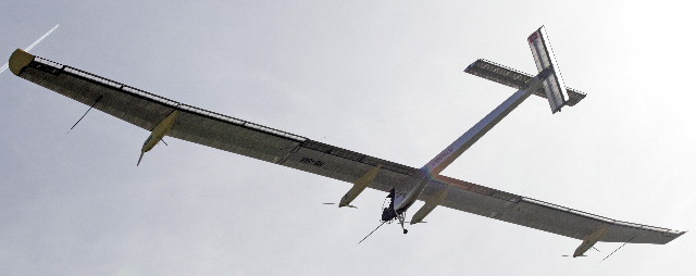 Imagen de archivo del solar Impulse