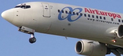 Avión de la flota de Air Europa