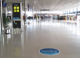 Zona wifi del aeropuerto de Reus