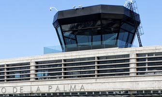Torre de control del aeropuerto de La Palma