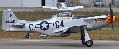 North American P51D Mustan (F-AZSB), en el Aeropuerto de Sabadell el 28-9-2012 / Foto: José Ramón Pérez Ebrí