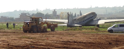 Se ha empezado a acondicionar el solar en el que se levantará el Museo Aeronáutico de Catalunya