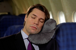 almohadilla dormir avión