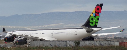 A340 Gadafi, aeropuerto Perpignan