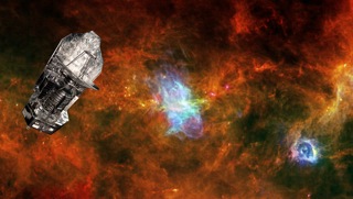 Recreación de Herschel en el espacio / Foto: ESA