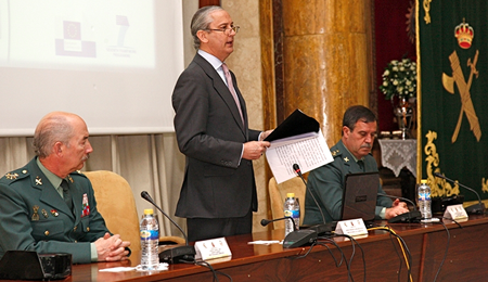 Arsenio Fernández, durante su intervención / Foto: Ministerio del Interior
