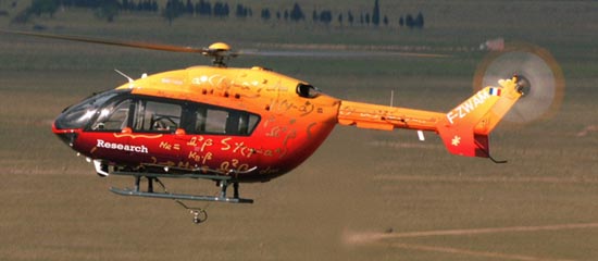 Imagen del vuelo sin piloto / Foto: Eurocopter
