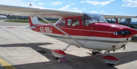 El avión participó el mes de julio en la exhibición mensual de FPAC en el aeropuerto de Sabadell
