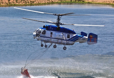 Helicóptero Kamov Ka-32A11BC (EC-JSP), operado por INAER