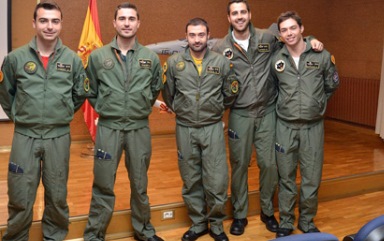 Los nuevos pilotos del F-16 / Foto: Ministerio de Defensa