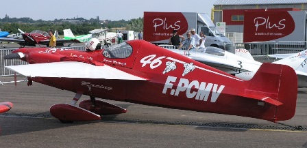 Cassutt IIIM Racer (F-PCMV), en el aeropuerto de Nevers en julio de 2005 / Foto: AeroTendencias.com