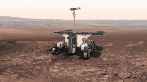 Recreación del rover ExoMars en Marte, uno de lo programas de la ESA