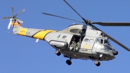Helicóptero Super Puma del SAR similar al siniestrado / Foto: JFG - AeroTendencias