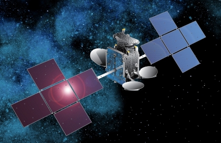 Imagen virtual del satélite Hispasat 1E