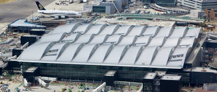 Imagen aérea de la T2 de Heathrow