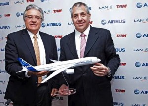 Rafael Alonso (Airbus América Latina) y Roberto Alvo (Grupo LATAM)