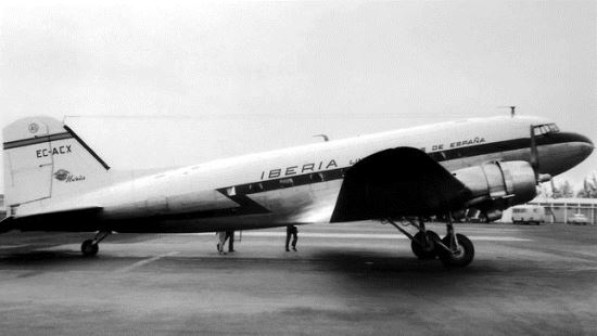 El Douglas DC-3, matrícula EC-ACX, hoy en el fondo del mar de El Sauzal