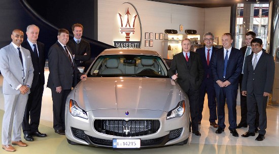 Directivos de Airbus Group y Maserati, en Modena / Airbus Group