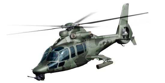 Imagen virtual de la versión militar del EC155 / Airbus Helicopters
