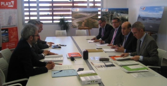 Reunión de los representantes del Consorcio que gestiona el Aeropuerto de Teruel / Gobierno de Aragón