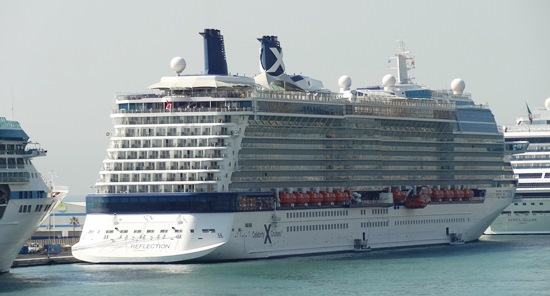 Un crucero, en el Puerto de Barcelona en mayo de 2014 / JFG