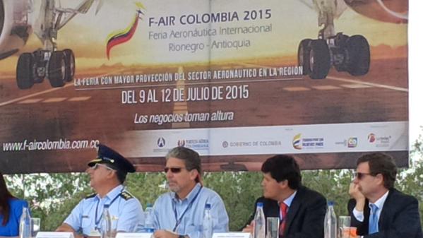 Inauguración de F-Air Colombia ayer / Foto: Embajada de los EEUU en Colombia
