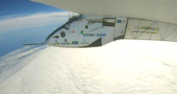 El Solar Impulse 2, en la travesía del Pacífico