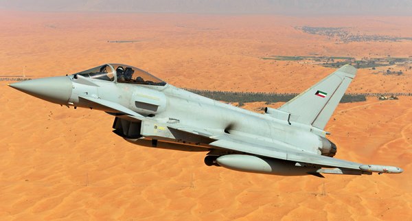 Un Eurofighter en Oriente Medio