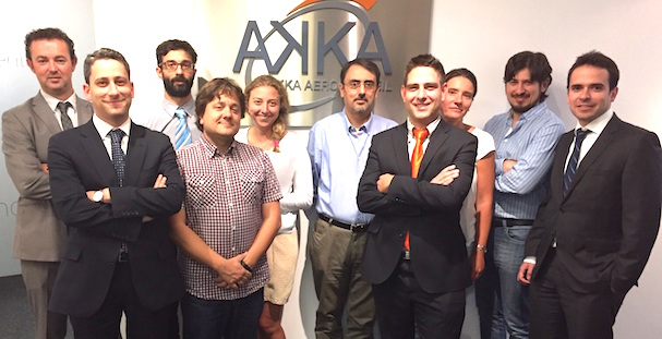 Personal del nuevo centro de Akka Aeroconseil en España