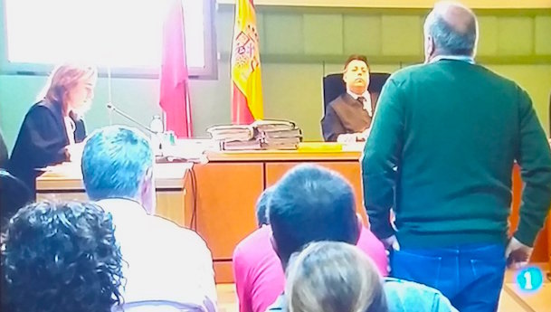 Un trabajador de Airbus declara en el juicio / Captura de pantalla vídeo TVE