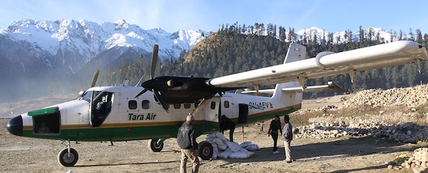 Uno de los Twin Otter de Tara Air