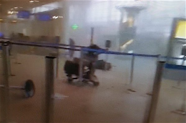 La terminal de aeropuerto de Bruselas, tras las explosiones en la terminal