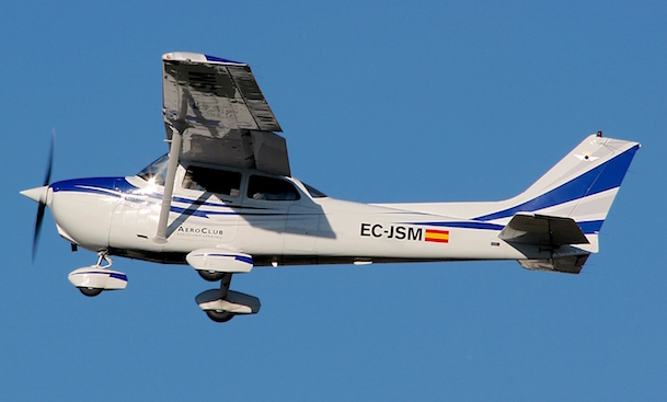 El avión siniestrado / Foto: José Ramón Pérez Ebrí