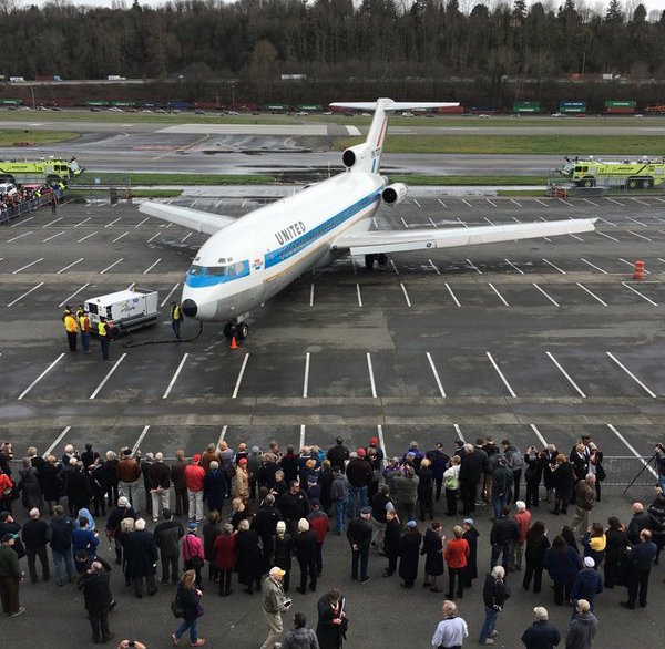 Llegada del Boeing 727 a Seattle / Museum of Flight
