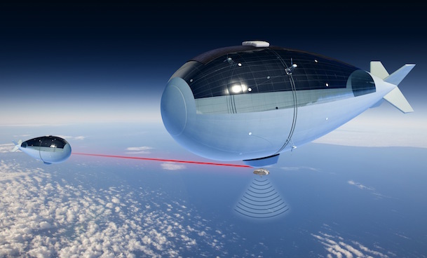 Imagen artística del Stratobus / Thales Alenia