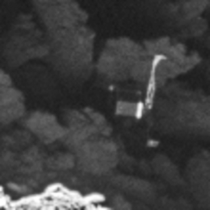 Primer plano de Philae