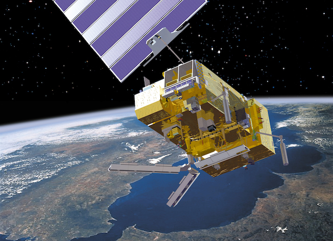 Dibujo del satélite MetOP-A / Airbus Defence and Space