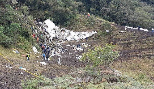 Foto del avión siniestrado publicada en el Facebook de la Aeronáutica Civil de Colombia
