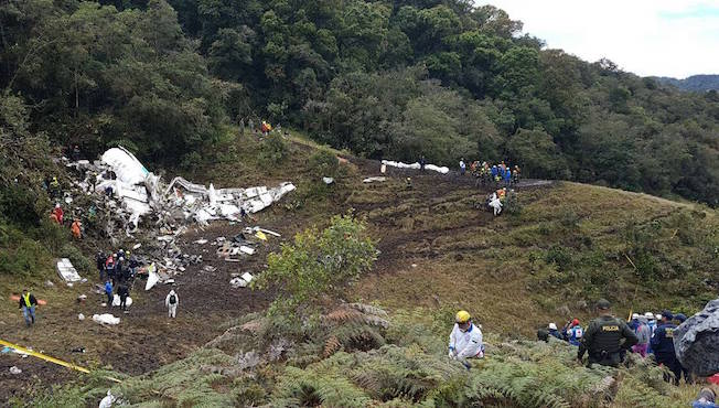 Foto del avión siniestrado publicada en el Facebook de la Aeronáutica Civil de Colombia