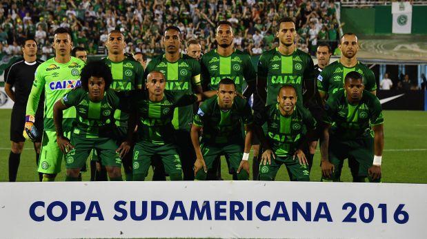 El equipo de fútbol del Chapecoense