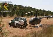 R44 con 330 kg. hachís